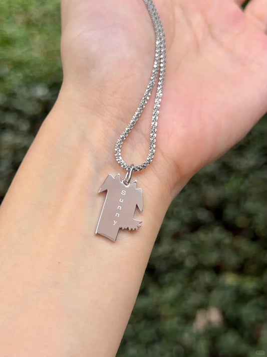 Custom Photo & Drawing Keepsake Necklace – 925 Sterling Silver