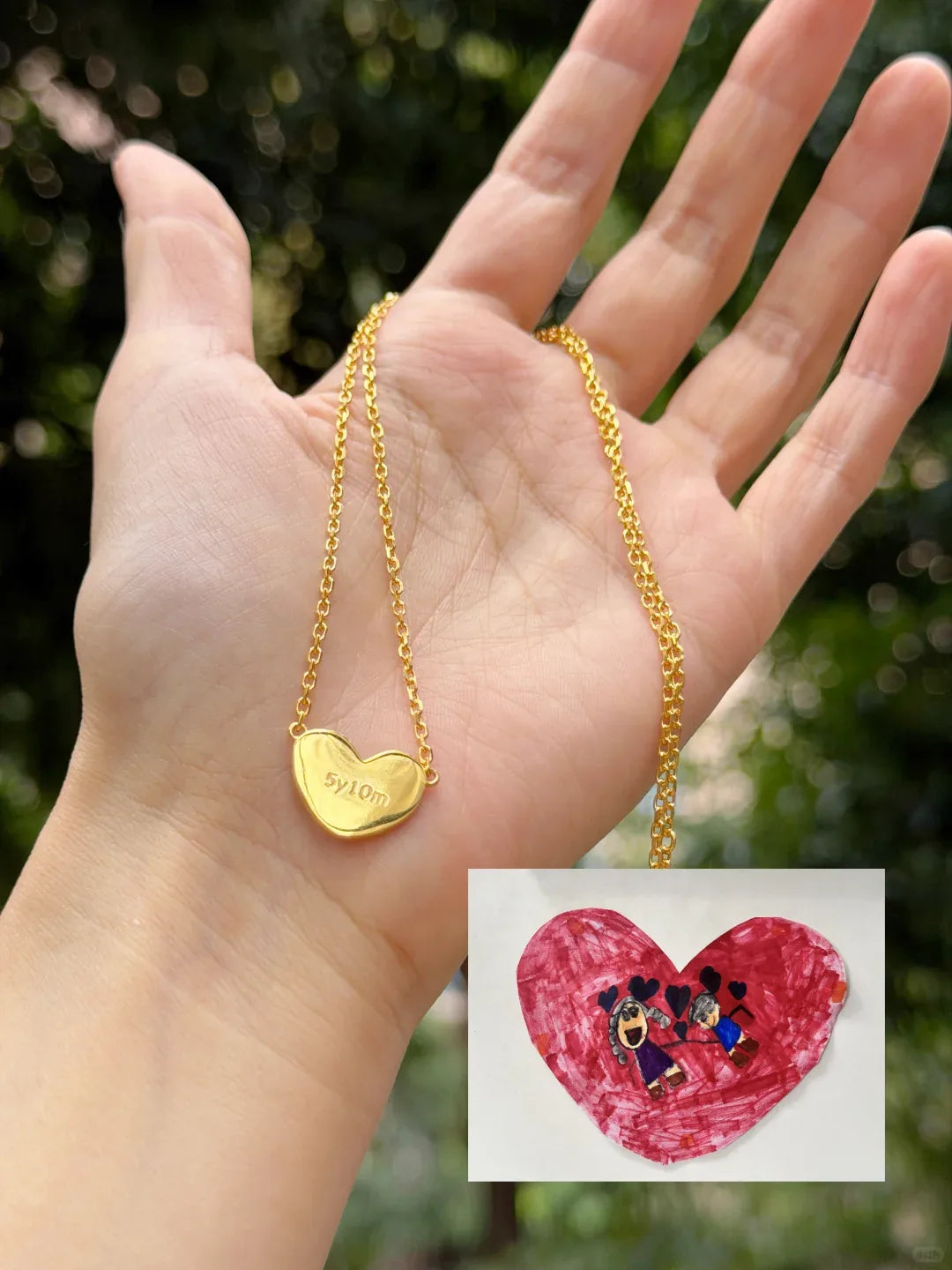 Custom Photo & Drawing Keepsake Necklace – Titanium Steel