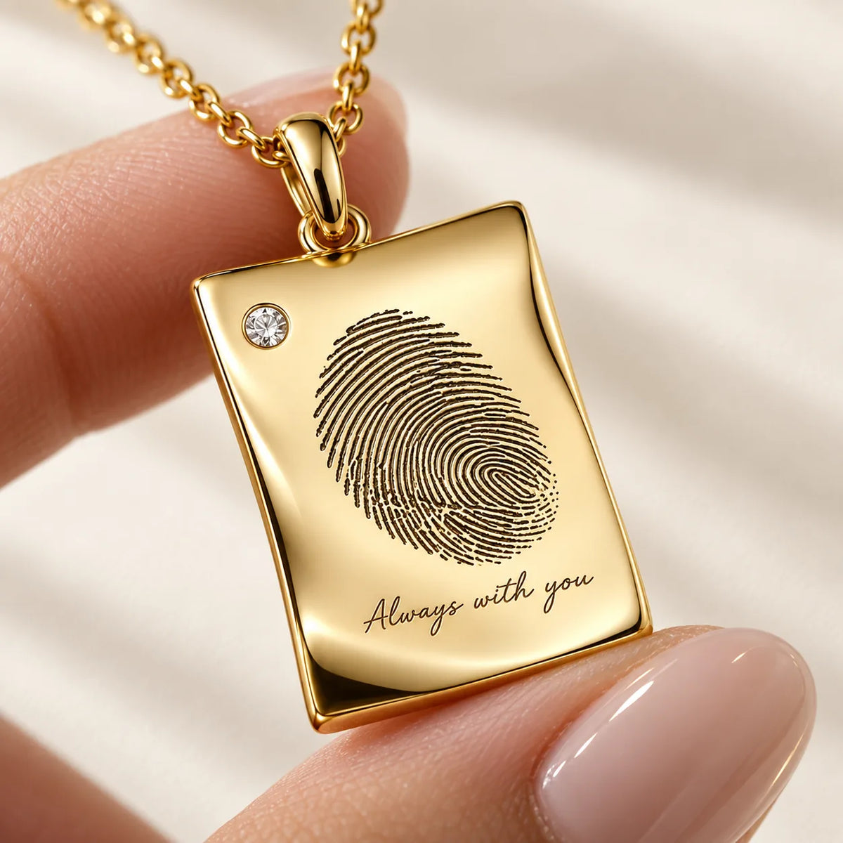 Fingerprint Necklace – Personalized Thumbprint Necklace