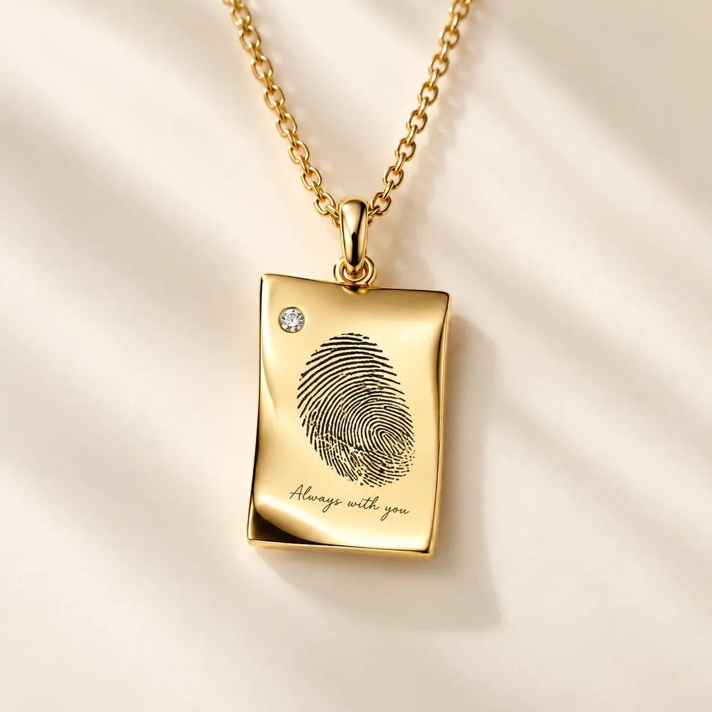 Fingerprint Necklace – Personalized Thumbprint Necklace