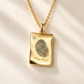 Fingerprint Necklace – Personalized Thumbprint Necklace