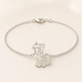 Custom Drawing Chain Bracelet – 925 Sterling Silver in silver finish